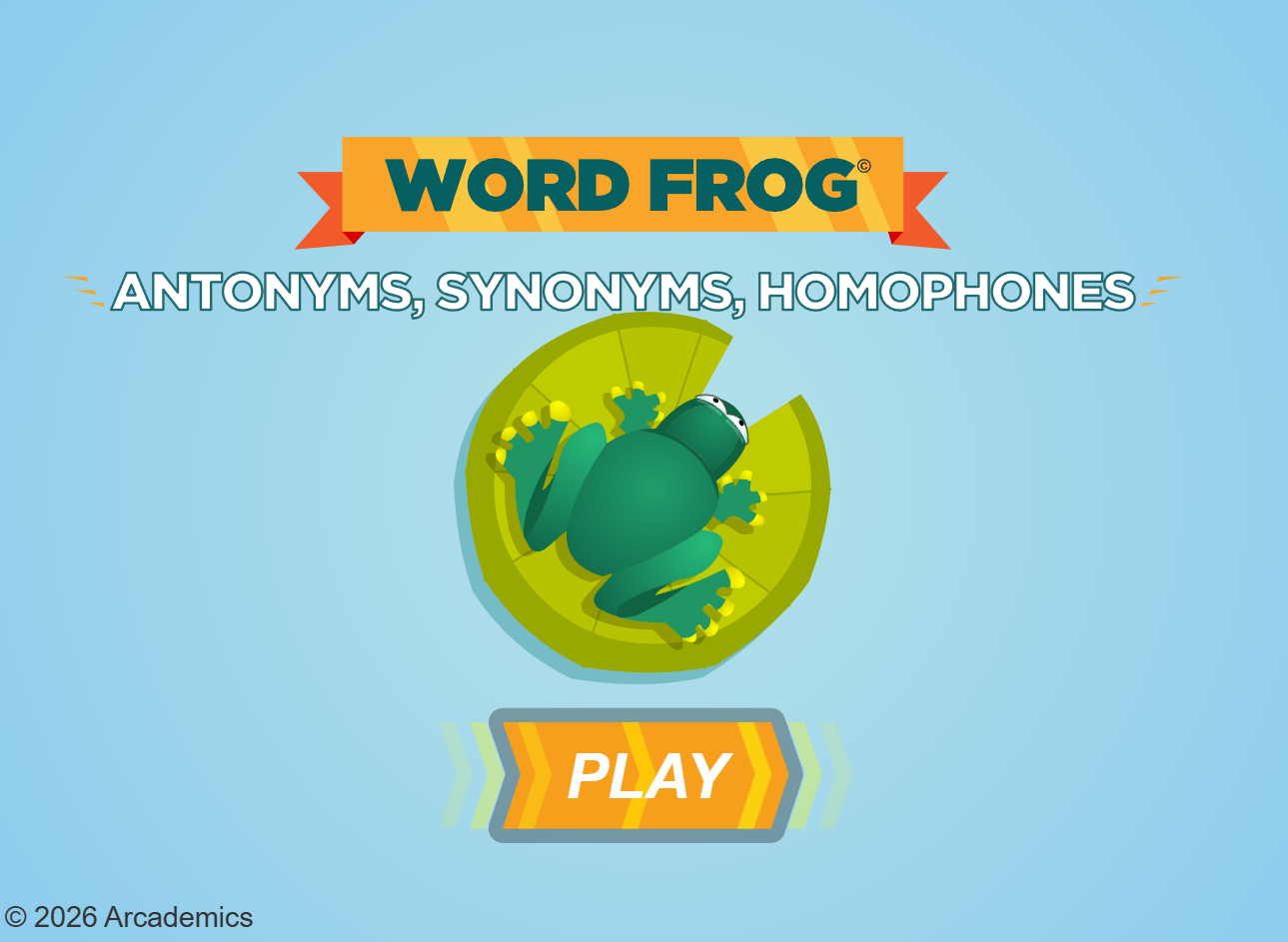 word frog